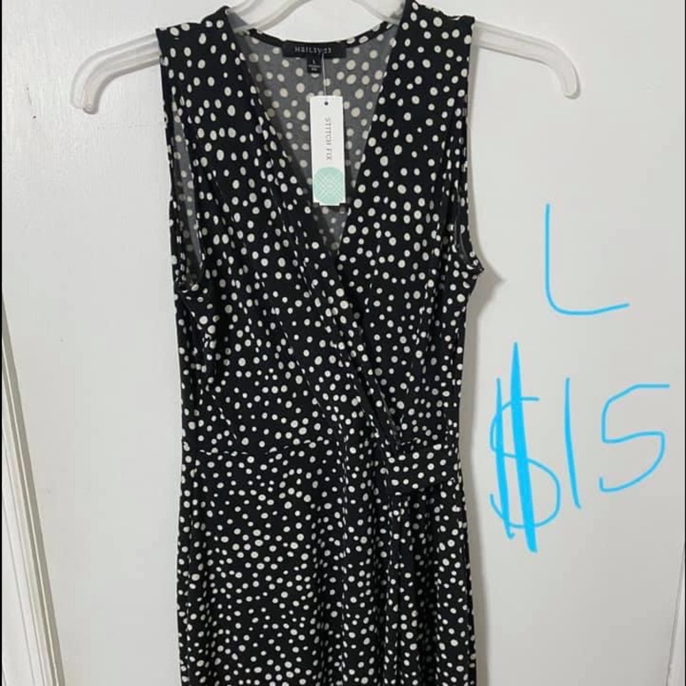 Black and White polka dots